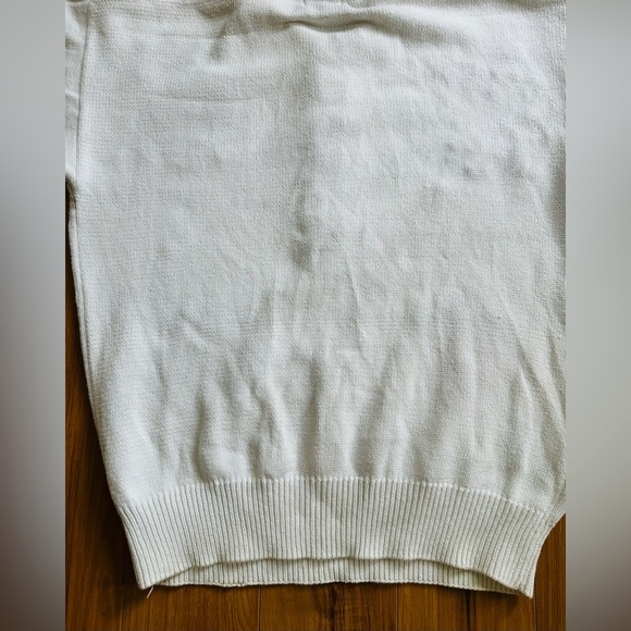 80s Vintage Capricci Knitwear Fruit Patterned Cream Sweater - Picture 11 of 16